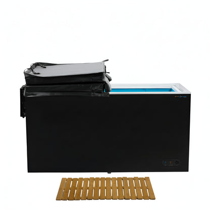 Fire Cold Plunge All-In-One Residential Cold Plunge Tub with Built-In Compressor, Ozone Sanitation, and Weather-Resistant Outdoor Design