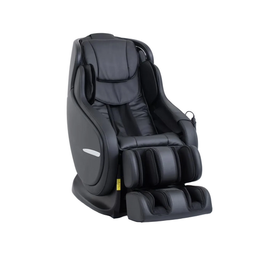 Best Master Furniture Elvis Premium Full Body Massage Chair with Zero Gravity and Bluetooth Speakers - Black Faux Leather